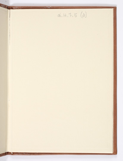 legatura: prima c. di guardia anteriore, recto legatura: prima c. di guardia anteriore, recto