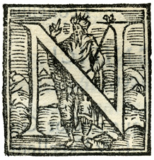 iniziale figurata dei Gadaldini: N iniziale figurata dei Gadaldini: N
