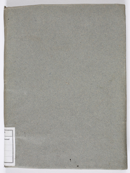 legatura: piatto anteriore