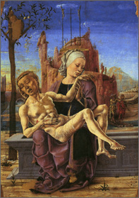 Cosm&egrave; Tura, Piet&agrave;, ca. 1460 (Venezia, Museo Correr)